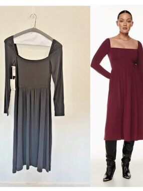 wilfred market long sleeve dress AHHH!! It's here, it's here!! My two Wilfred Market Dresses! I haven't seen anyone post anything about these so I thought I'd take a chance! Details in the comments : r/Aritzia
